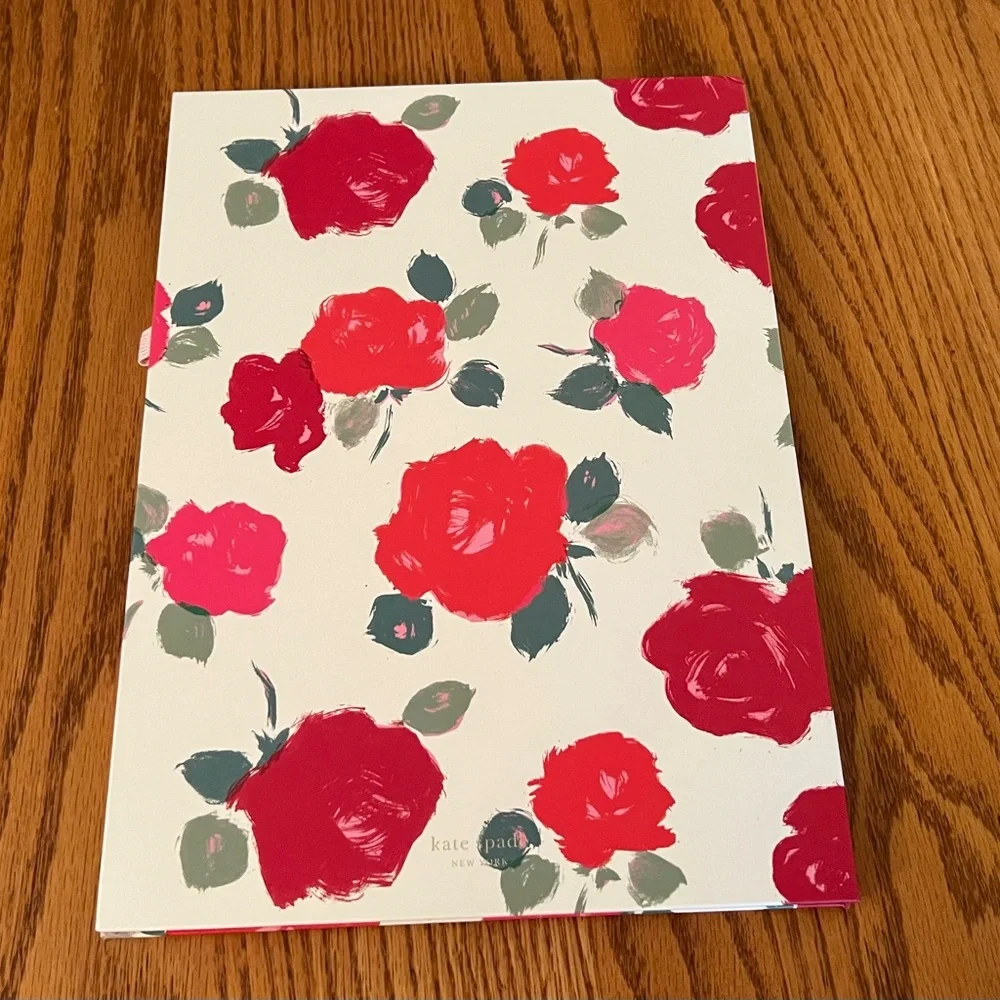 Kate Spade Rose Clipboard with Notepad NWT